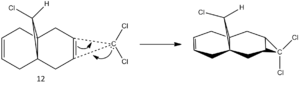 [π+2π] Cycloaddition of Dichlorocarene to compound 12