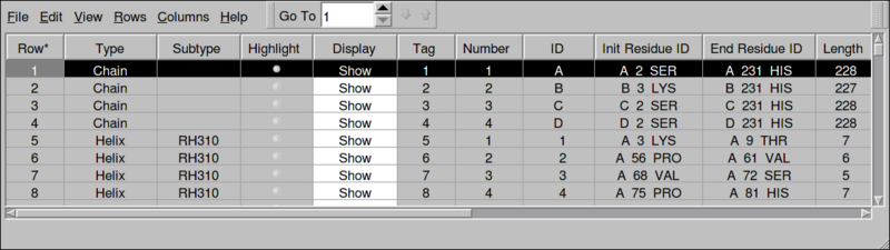 PDB Secondary Structure Editor