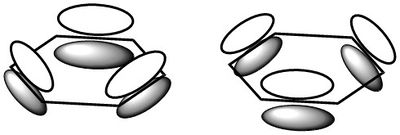 Figure 3a: VBT model of benzene.