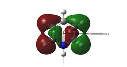 Orbital number 16 of Pyridinium