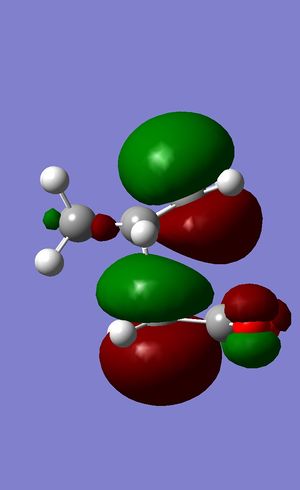 The HOMO -1 of the Endo Transition State