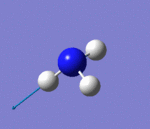 NH3 sixth vibration